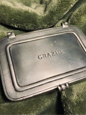 MATCH Pewter Grazie Trinket Box Handmade Italy Peltro 95 Cosi Tabellini